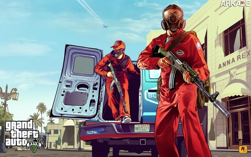 Rockstar libera primeira arte conceitual de GTA V - Arkade